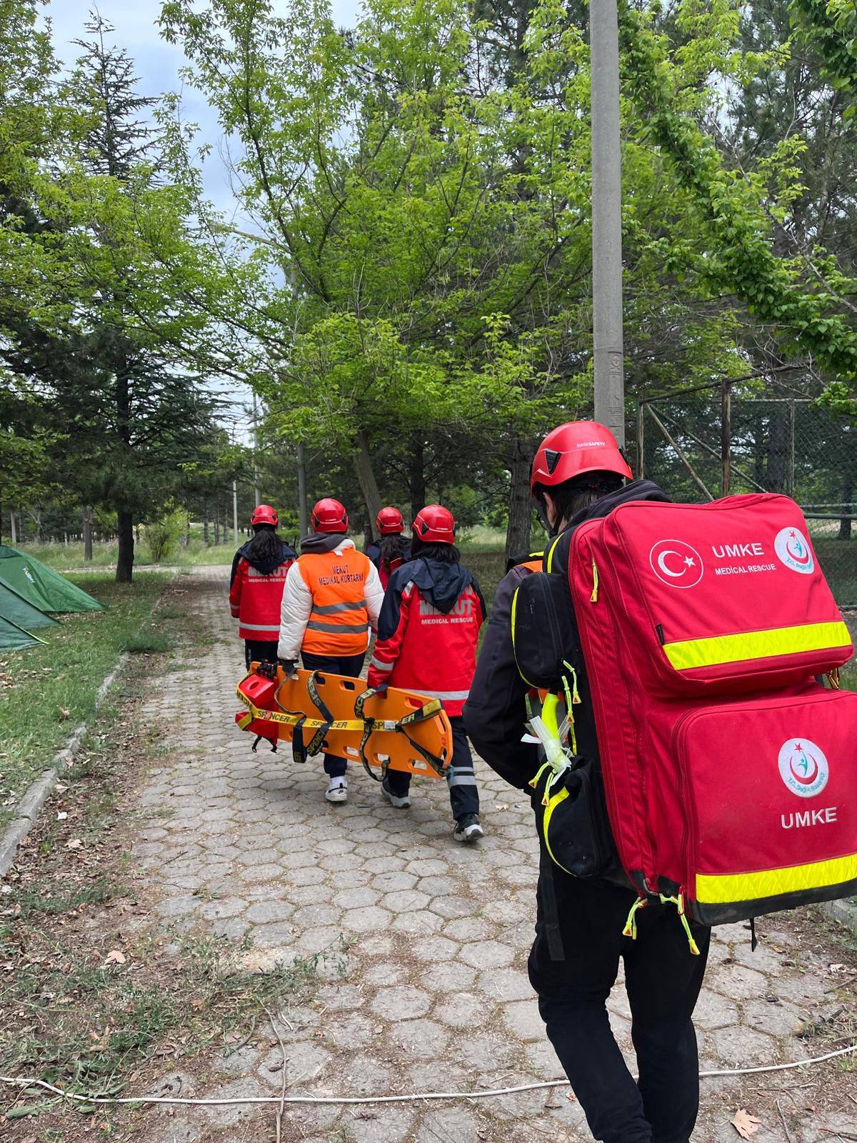 MEKUT UMKE ve AFAD Ekipleri kamp etkinliğinde buluştu