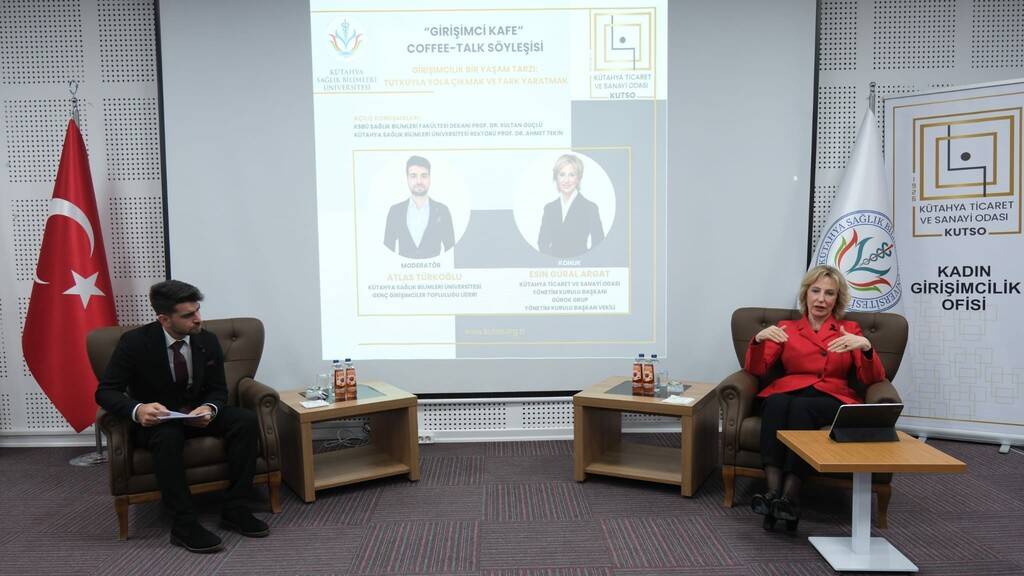 Genç Girişimciler Topluluğu ve KUTSO İş Birliğiyle “Girişimci Kafe” Coffee-Talk Söyleşisi Düzenlendi