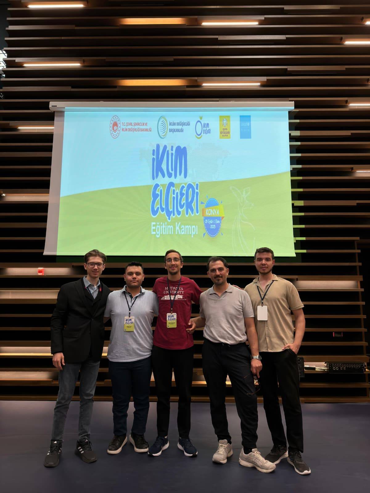 Genç TEMA Topluluk Başkanımız Mustafa Can İnci, Konya’daki İklim Elçileri Eğitim Kampı’nda Üniversitemizi Temsil Etti